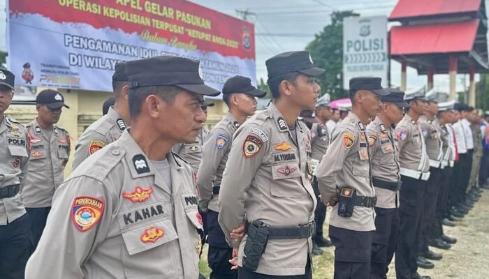 Pengamanan Mudik Lebaran, Polres Buton Tengah Gelar Apel Operasi Ketupat Anoa 2025