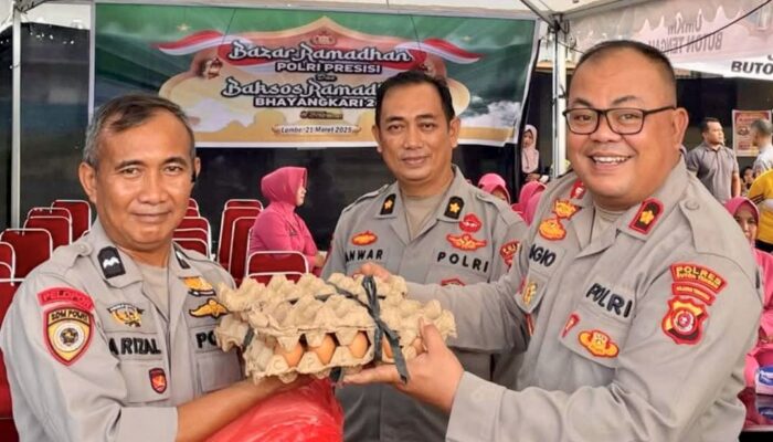 Polres Buton Tengah Gelar Bazar Ramadhan Polri Presisi dan Bakti Sosial Bhayangkari
