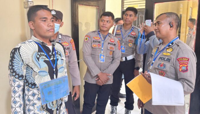 13 Casis Dinyatakan Gugur Dalam Seleksi Penerimaan Polri di Polres Buton Tengah
