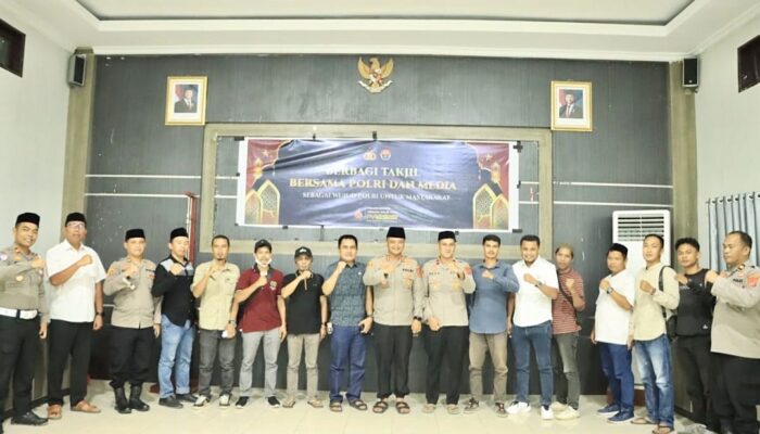 Perkuat Sinergi dan Silaturahmi, Polres Bombana Gelar Buka Puasa Bersama Jurnalis