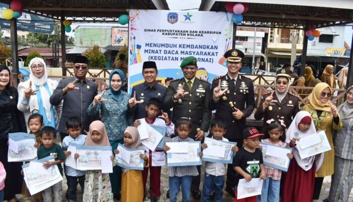 Bupati Kolaka Resmikan Taman Literasi Digital