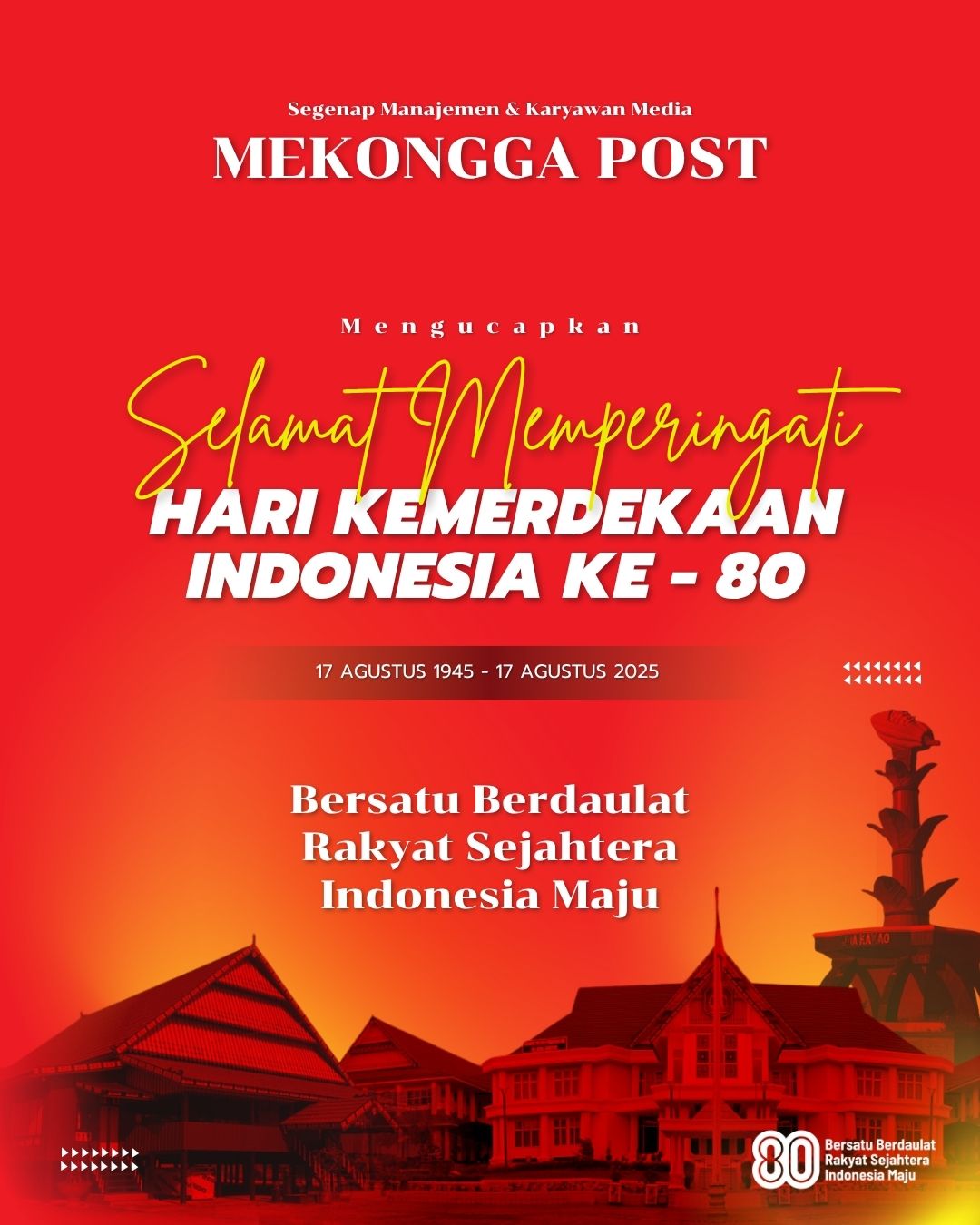 Banner Hari Kemerdekaan Indonesia